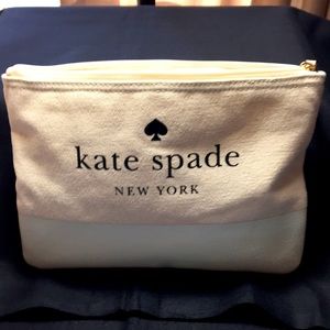 Kate Spade cosmetics bag.
